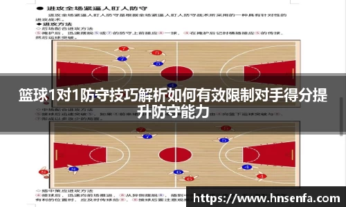 篮球1对1防守技巧解析如何有效限制对手得分提升防守能力